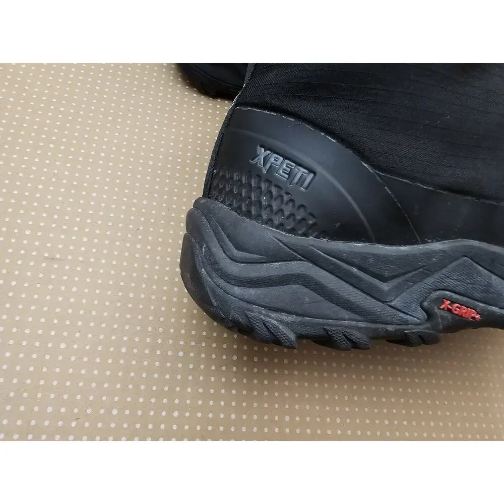 XPETI Men's Coldurban II Front Zip Waterproof Campsite Hiking 11.5, Black